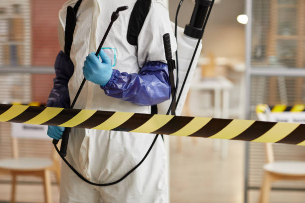 Professional Biohazard Cleanup technician working in Marion, AR